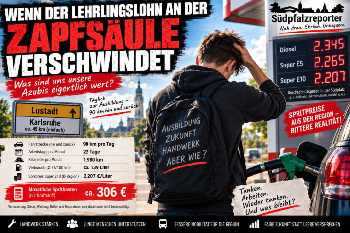 Spritpreise über 2 Euro: Wenn der Lehrlingslohn im Tank verschwindet