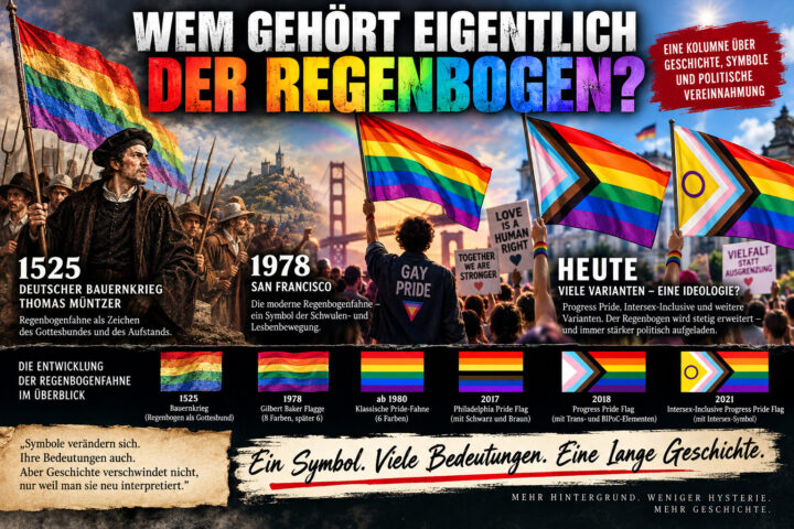 Regenbogenfahne: Vom Bauernkrieg 1525 bis zur Pride Flag